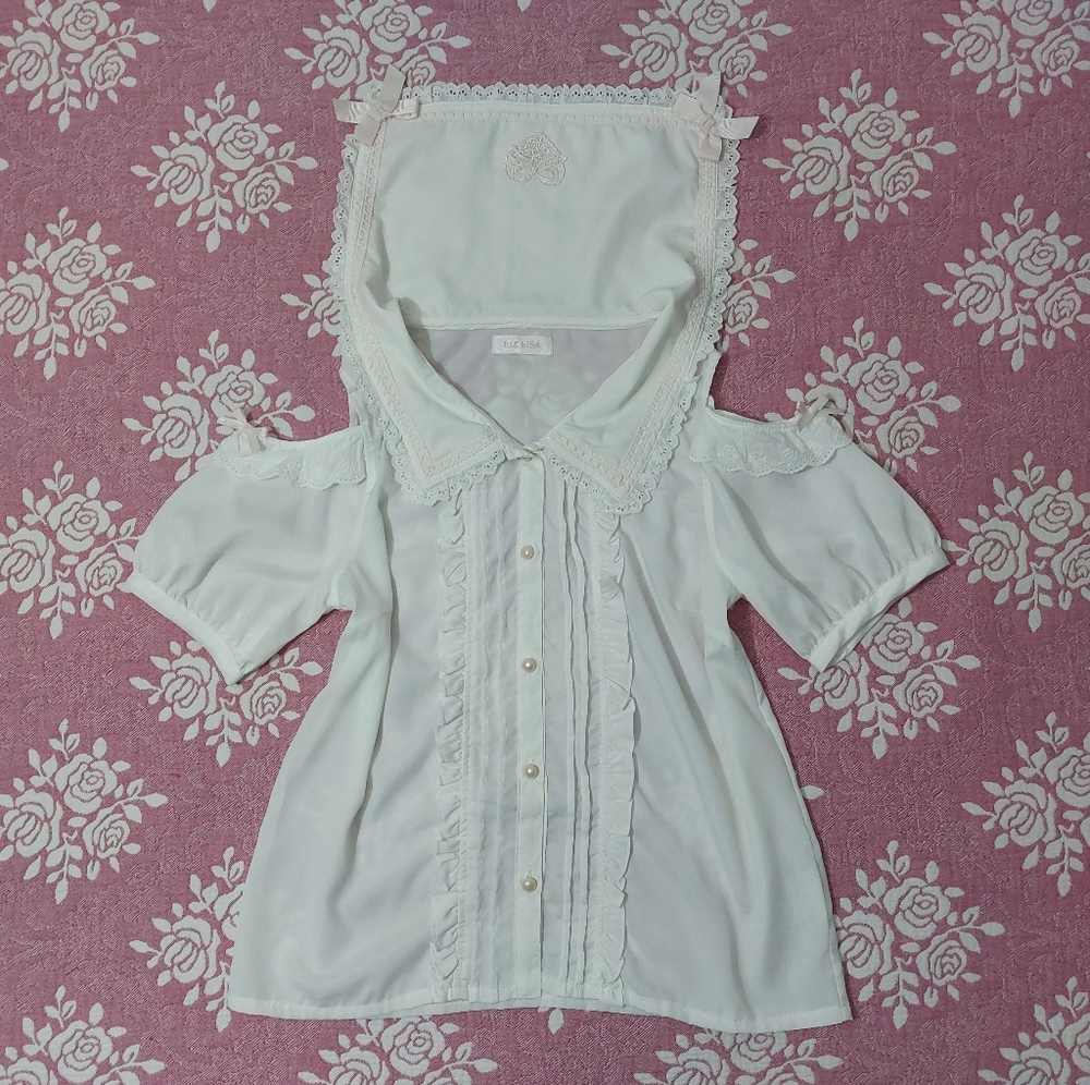 LIZ LISA | Off Shoulder Sailor Blouse